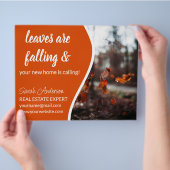 Sjabloonbrochure voor de HERFST van Estate Agent K Flyer (Hand)