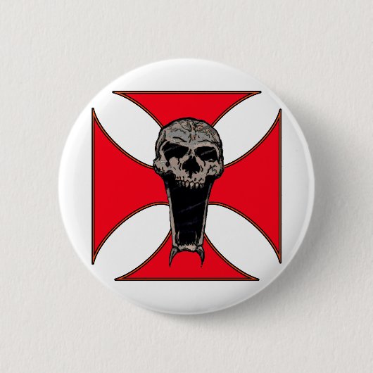 Sjabloonkruis Ronde Button 5,7 Cm (Voorkant)