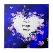 Sjabloonschaal voor hartfoto tegeltje (Voorkant)