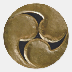 Sjabloonsymbool Ronde Sticker