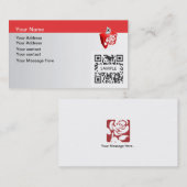 Sjabloonwerkpartij voor visitekaartjes (Voorkant / Achterkant)