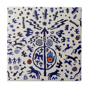Sjaman Ritueel Talisman Tegel Tegeltje