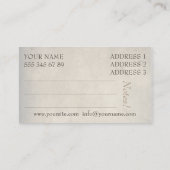 SJAMANIC - VISITEKAARTJE (Achterkant)