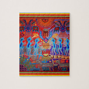 Sjamanistisch ritueel Huichol Legpuzzel