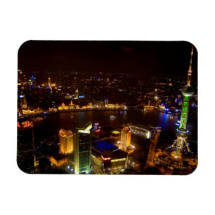 Sjanghai China prachtige skyline met modern Magneet