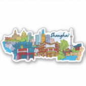 sjanghaien sticker (Voorkant)