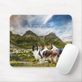 Sjeep Herding Rough Collies - Gepersonaliseerd Muismat (Met muis)