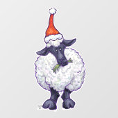 Sjeep-kerstvensterkoeling Raamsticker (Vel)