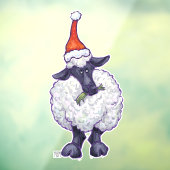 Sjeep-kerstvensterkoeling Raamsticker (Vel 3)