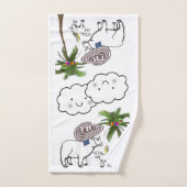 Sjeep Palm Trees Bumblebee Bathroom Towel sets Bad Handdoek (Handdoek)