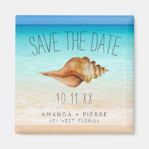 Sjell Beach Weddenschap Save the Date Magneet