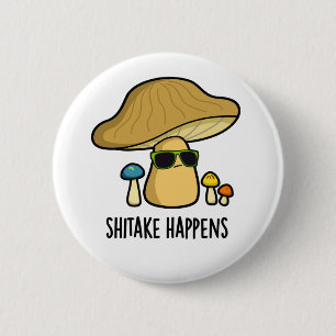 Sjitake gebeurt schamele paddenstoel ronde button 5,7 cm