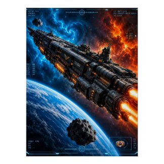 Sjöberg-Haldor Om Thalassa Prime heen draaiend Perfect Poster