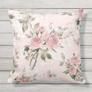 Sjofel chic, Frans chic, vintage,bloemig,rustiek,p Buitenkussen
