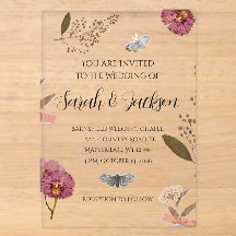 Sjofele Chic Trouwpersbloemen Trouwuitnodiging