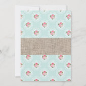 Sjofele chic westerse paard feest uitnodiging (Achterkant)