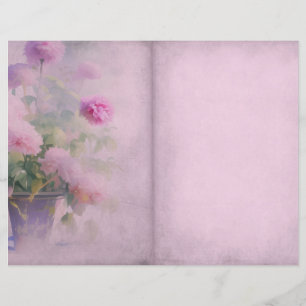 Sjofele Roze Bloemen Journal Pagina
