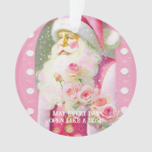 Sjofele Roze Chic Roze Kerstman Romantische Kerstm