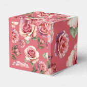 Sjofele Roze Roos Bedankdoosjes (Achterkant)