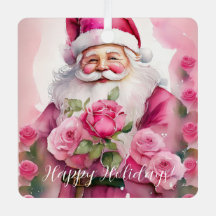 Sjofele Roze Roos Chic Victoriaanse Kerstman