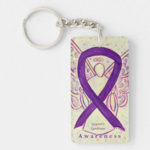 Sjogren's Syndrome Angel Awareness Ribbon Sleutelh Sleutelhanger