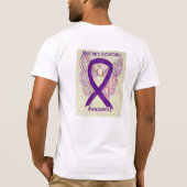 Sjogrens Syndrome Awareness Ribbon Angel T-shirt (Achterkant)