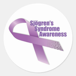 Sjogren's Syndrome Awareness Ronde Sticker