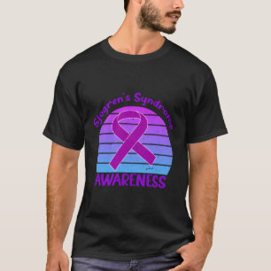 Sjogrens-syndroom bewustzijn Paarse lint Sjogren’ T-shirt