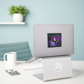 SJV : Sticker spatial (Ordinateur portable sur le bureau)