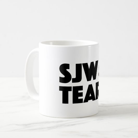 SJW tranen regressieve linkse liberale Mok (Voorkant links)