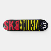SK8 EXCLUSIF 7 3/4" Planche de Skateboard (Horz)
