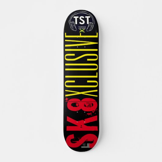 SK8 EXCLUSIF 7 3/4" Planche de Skateboard (Devant)