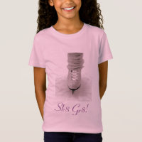 'SK8 Gr8!' T-shirt voor meisjes