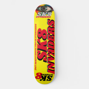 SK8 INVADERS 8 1/4 "Skateboard Deck Skateboard