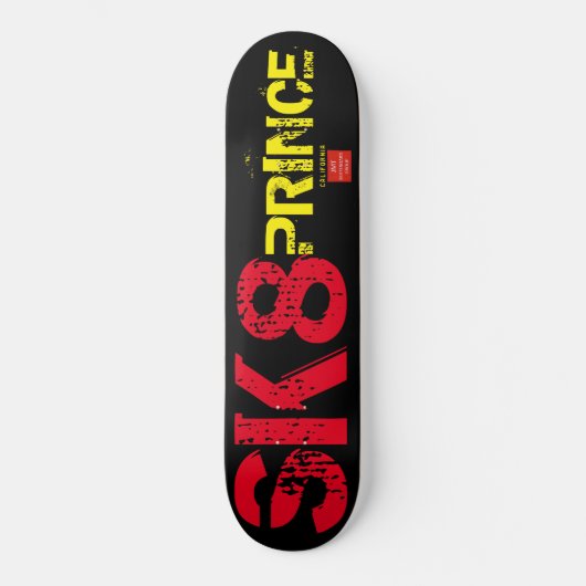 SK8 PRINCE Skateboard (Recto)