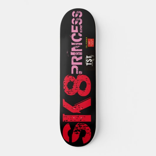SK8 PRINCESS / TST Skateboard (Recto)