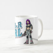 SK8-R GiRL Mug White (Devant droit)