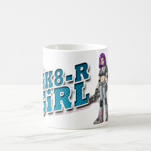 SK8-R GiRL Mug White (Centre)