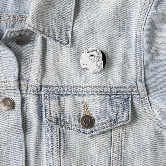 sk8er meisje ronde button 3,2 cm (In situ)