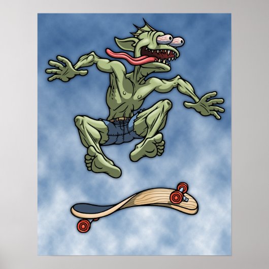 Sk8fish Fred Poster (Voorkant)