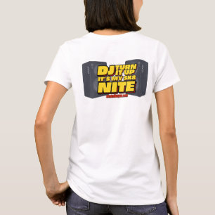 SK8Like You DJ Turn It Up Vrouwen - Wit T-shirt