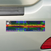 SK8N LLC YOUTUBE WORD OUT BUMPERSTICKER (Op auto)