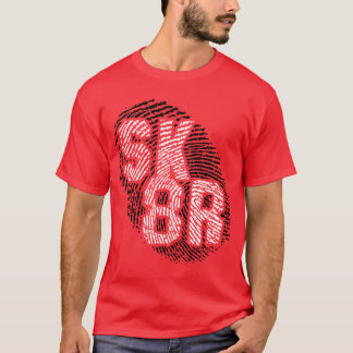 sk8r vingerafdrukt-shirt t-shirt
