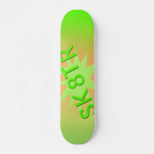 Sk8tr Skateboard conçu (Devant)
