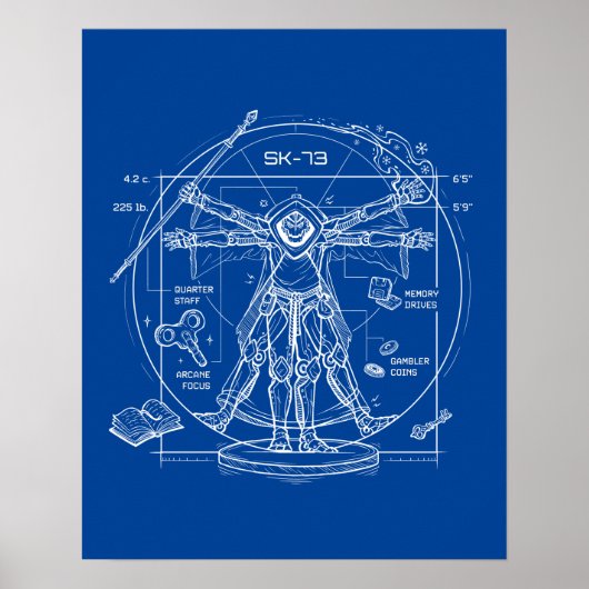 SK-73 Afdrukken Poster (Voorkant)