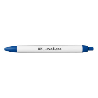 SK_créations stylo à encre noire