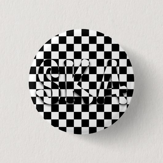 ska2 ronde button 3,2 cm (Voorkant)