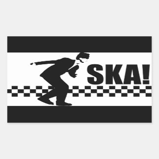 Ska aan! rechthoekige sticker