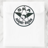 Ska Against Racism Ronde Sticker (Tas)