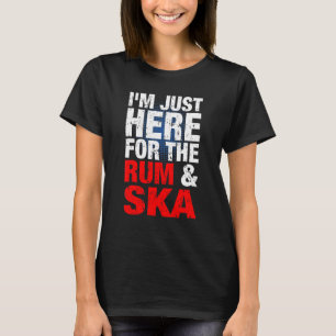Ska and Rum Music is Life Ska Reggae Punk SCO T-shirt